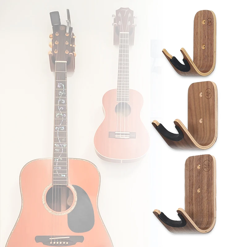 Supporto per chitarra Supporto per montaggio a parete Soporte Guitarra Parti e accessori Display per strumenti domestici Ganci per chitarra Ganci da