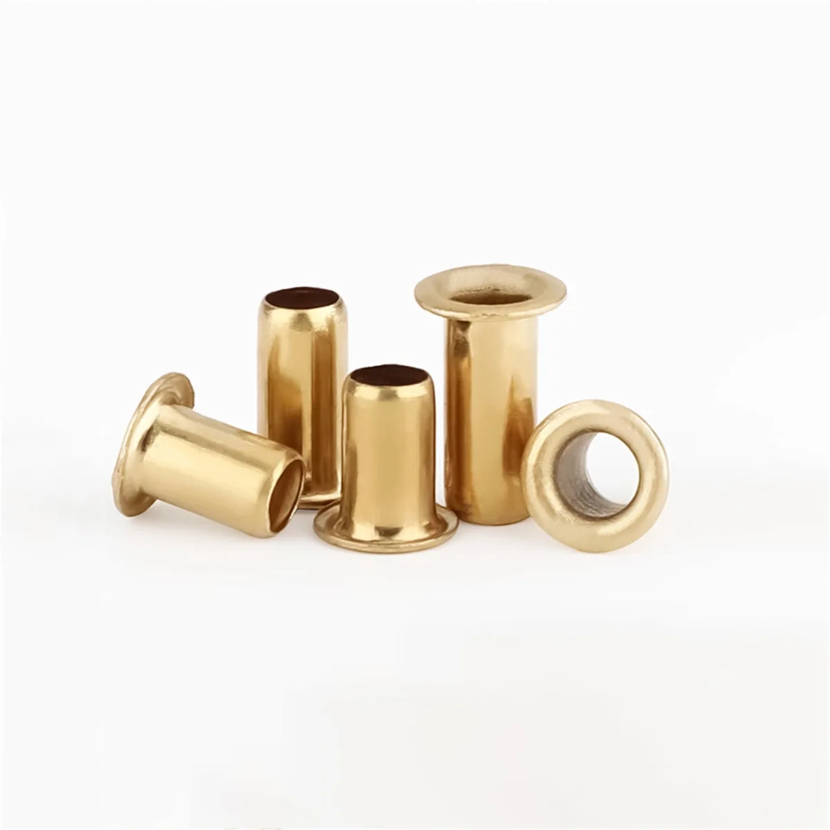 Volledige Lijst Van Messing Holle Klinknagels/Koperen Kippenoogbevestigingen M1.3m1.5m1.7m2.5m3.5m4m5m6