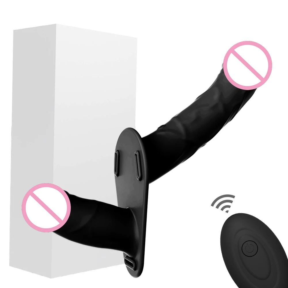 Wearable Double Vibrators Penetration G-Spot Strap On Dildo Panties for Lesbian Vagina Massager Couples Sex Toys Adult Products