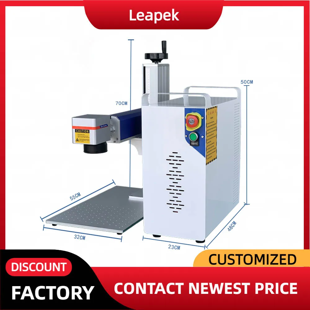Laserowa znakowarka 20W 30W 50W Mopa Fiber Laser do znakowania i grawerowania, stal nierdzewna, do metalu, z oprogramowaniem Ezcad