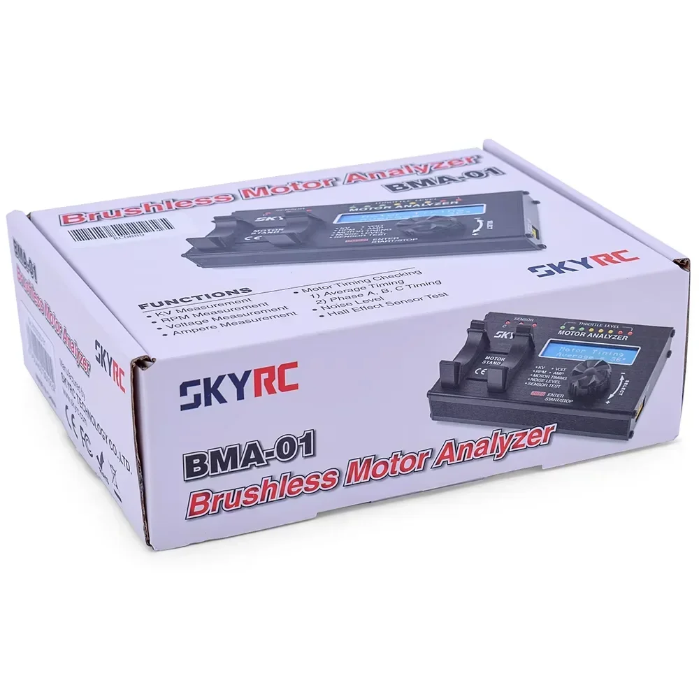 Skyrc analisador de motor bl, analisador de motor elétrico sem escova, testador de motor lcd com tela lcd para carros rc sk- 500020