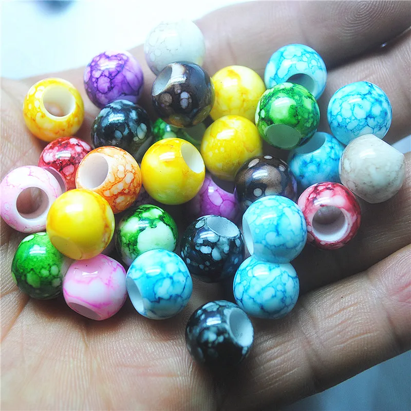 

120PCX 10X12MM NORTH EUROPEAN SPACER BEADS BIG HOLE 5.0MM DIAMETER HOLE FOR CHAINS BRACELETS FINDINGS GOOD FOR YOUR CHOICE