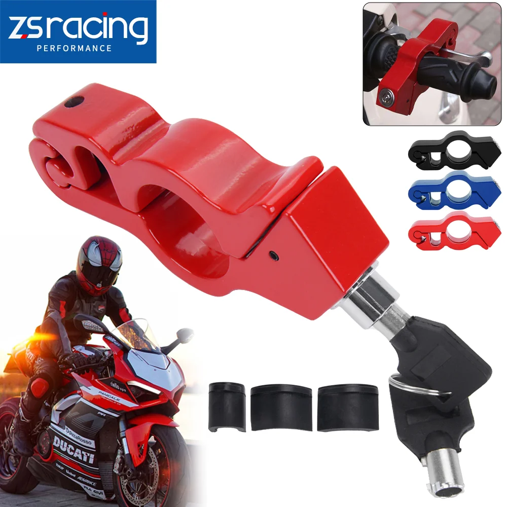 

Замок на руль мотоцикла и велосипеда, противоугонная тормозная ручка, твердый замок для квадроциклов/мотоциклов/компьютерных велосипедов ENL033