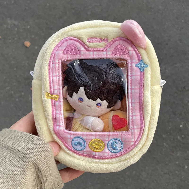 Cute Transparent Storage Bags for 10cm Anime Doll Display Bag Girls Birthday Gift Protective Case Portable Organizer Bag 2026 view 5