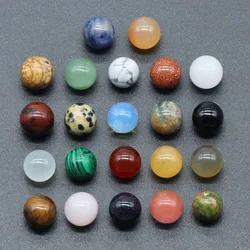 10pcs Natural Stone Without Holes Ball Bead 8mm No Hole Agate Charms Round Beads For Jewelry Making Diy Bracelet Necklace