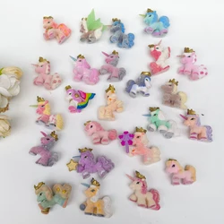 1Pcs Genuine Factory Defect Rare Pet Royal Filly Unicorn Flocky Fluffy Shaggy Pony Collectible Animal Toy Gift for Kid Child