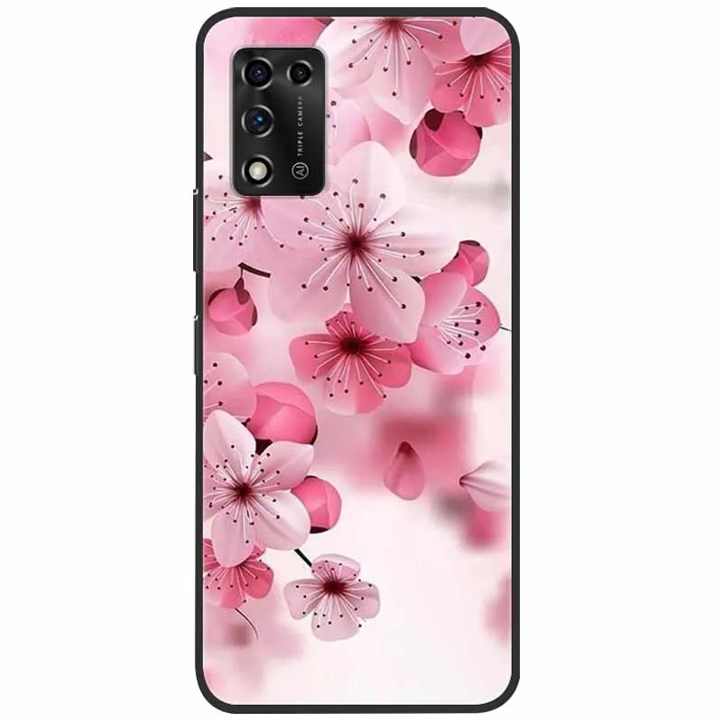 For ZTE Libero 5G II Case Marble Soft Silicone Protective Back Covers for ZTE Libero 5G III A202ZT 2022 5GIII Flower Coque TPU