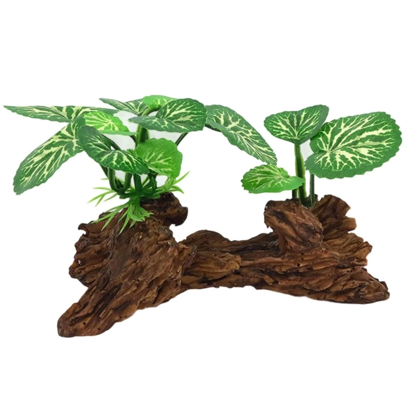 

Life Like Tree Root Aquariums Ornament Easy To Clean Resin Fishtanks Landscape Decoration for Safe Fish Shrimp Habitats
