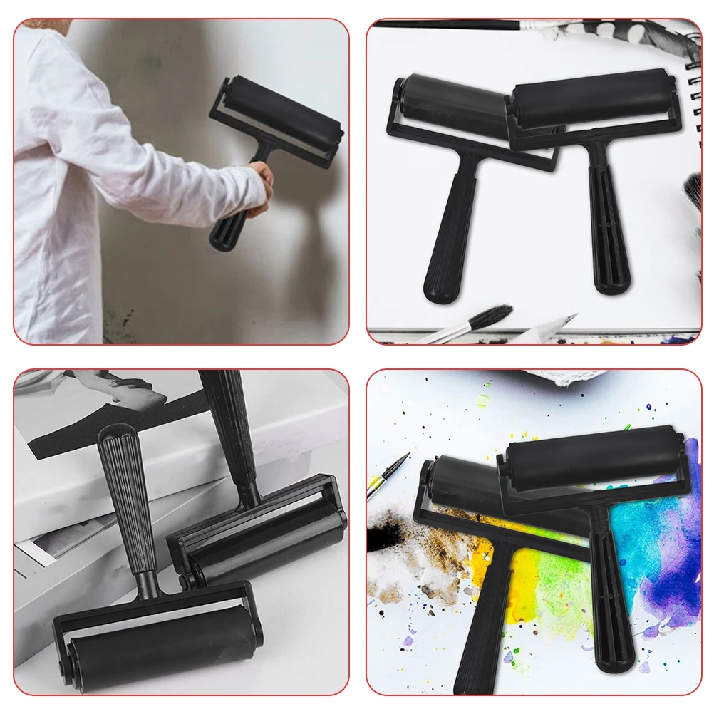 3 قطعة بكرات الحبر للطباعة أدوات الطلاء الماس الضغط الحرف استبدال الأسطوانة لسكرابوكينغ النفط اللوحة العمل #2