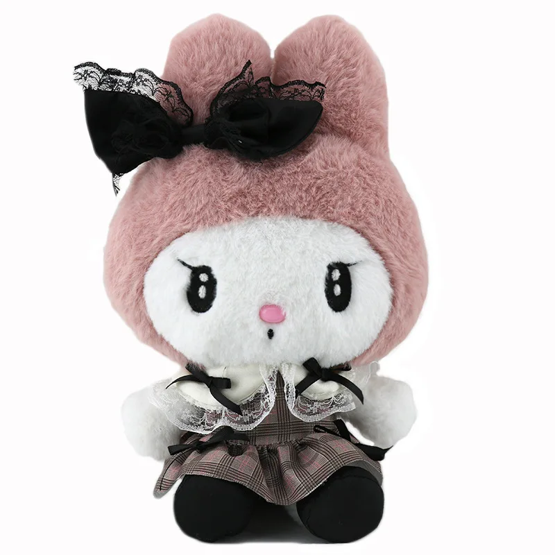 Sanrio-muñeco de peluche de la serie Dark para niña, muñeco de dibujos animados, My Melody, Kawaii, Anime, regalo de cumpleaños