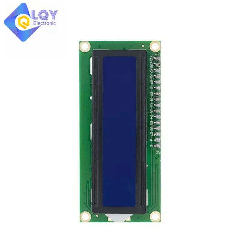 LQY 10PCS LCD1602 1602 LCD Module Blue / Yellow Green Screen 16x2 Character LCD Display PCF8574T PCF8574 IIC I2C Interface 5V
