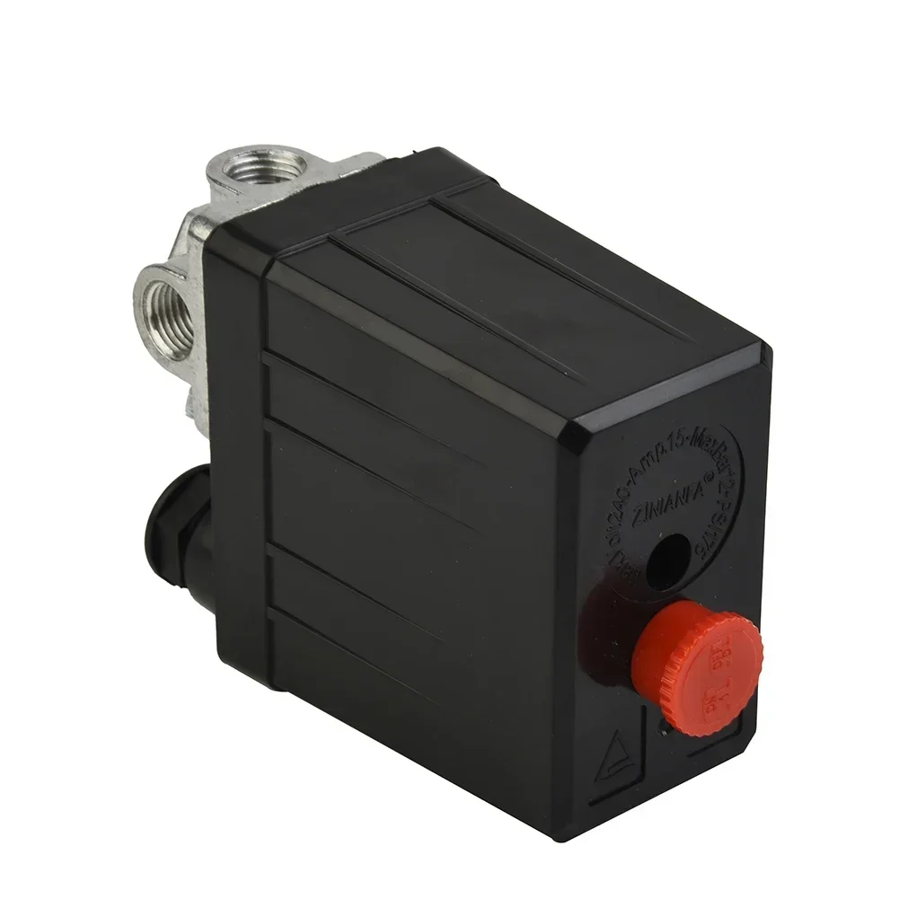Imagem -02 - Ferramentas Elétricas 175psi Portas Compressor de ar Interruptor de Pressão Regulador Coletor Mais Válvula de Segurança