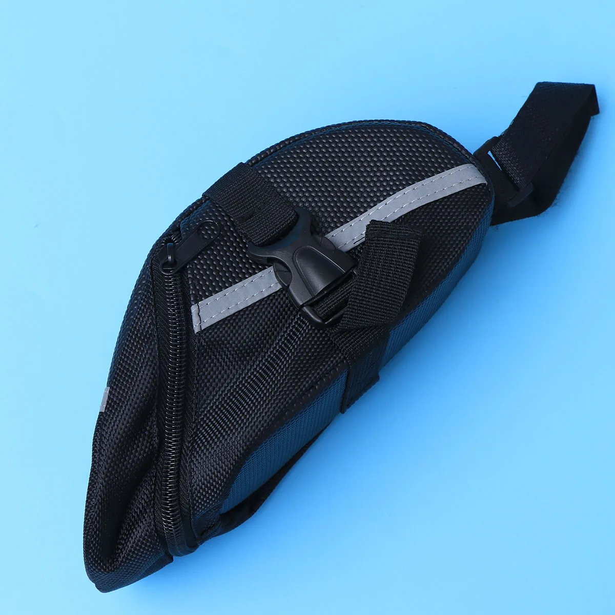 

Outdoor Waterproof Cycling Mountain Bike Back Seat Rear Bag Portable Bike Saddle Bag Front Tube Tool Bags Tail Pouch(Black)