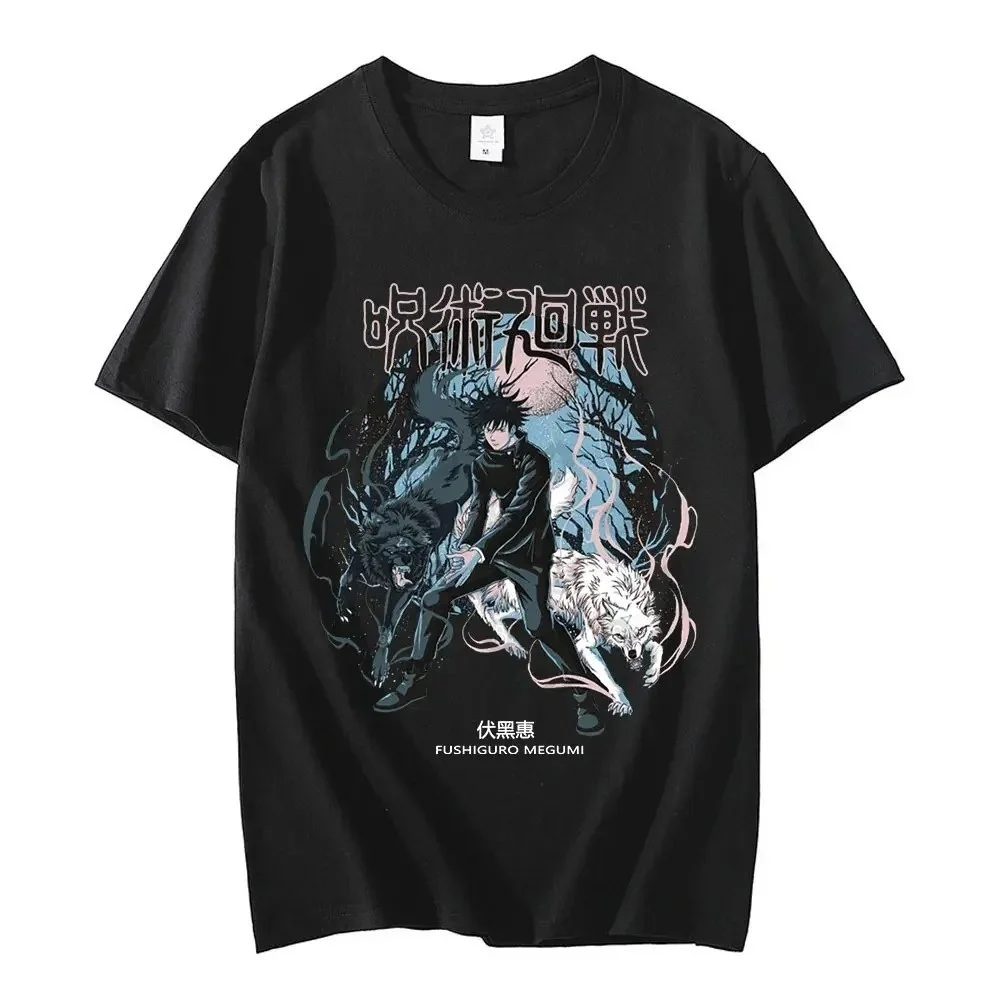 Zomer 00 Katoen heren T-shirts Anime Jujutsu Kaisen Ryomen Loose Fit ort Sve Gedrukt Casual Top voor Mannen