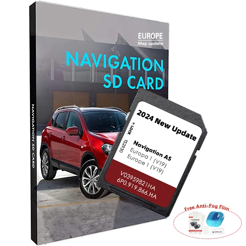 

AS V19 V03959821HA SAT NAV Maps Europe Navigation SD Card 32GB Free Delivery for Seat ibiza Navi System