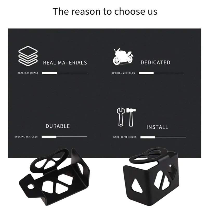 

Excellent-Motorcycle Rear Brake Fluid Reservoir Tank Guard Brake Master Cylinder Protector For CFMOTO 450MT 2024 450 MT