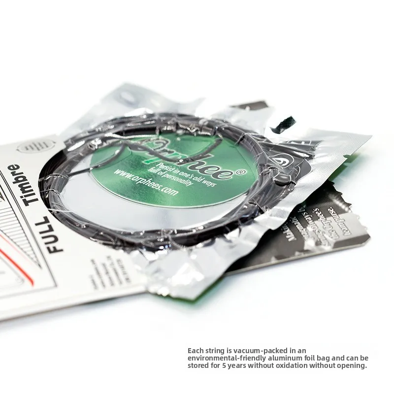 10 Buah Aksesori Gitar, Senar Orphee Warna Set Senar Gitar Klasik, Senar Nilon Tegangan Sedang dan Tinggi