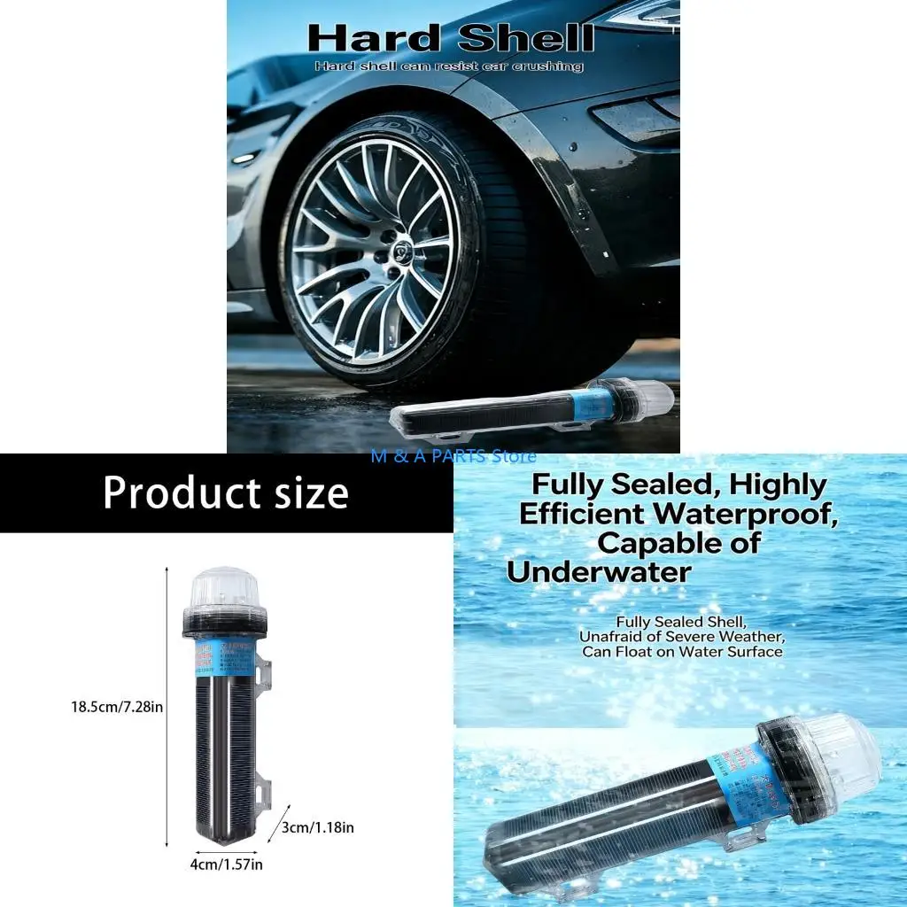 

U1JF Solar Powered Marine Navigation Light Waterproof IP68 for Fishing Net Buoys