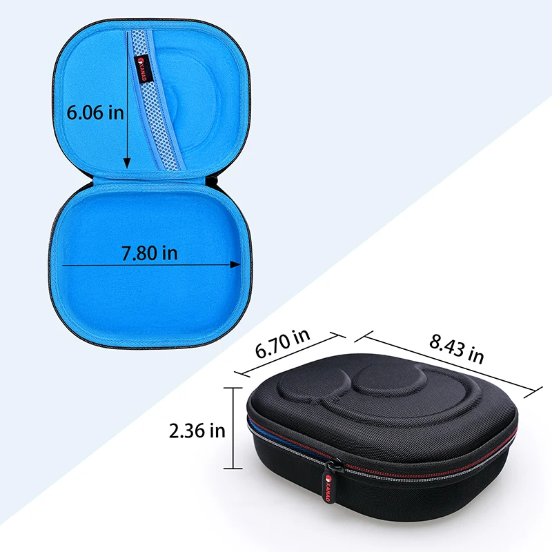 XANAD EVA Hard Case for JBL Live 650BTNC/500BT/460NC/510BT/700BT/710BT/760NC/750BTNC/560BT Bluetooth Wireless Headphone