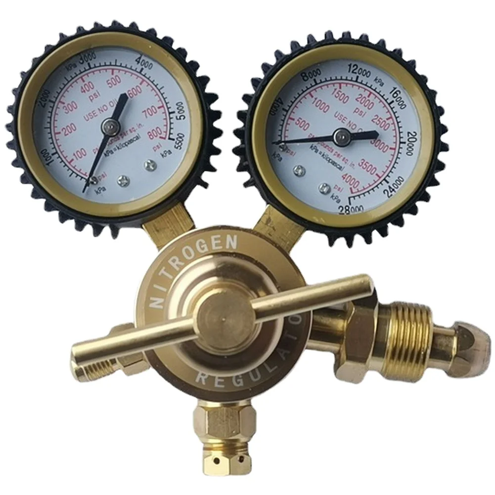 Copper Regulator CGA580 Pressure Valve Efficient Pressure Management High Flow Rate High Pressure Compatibility 0-200 Bar
