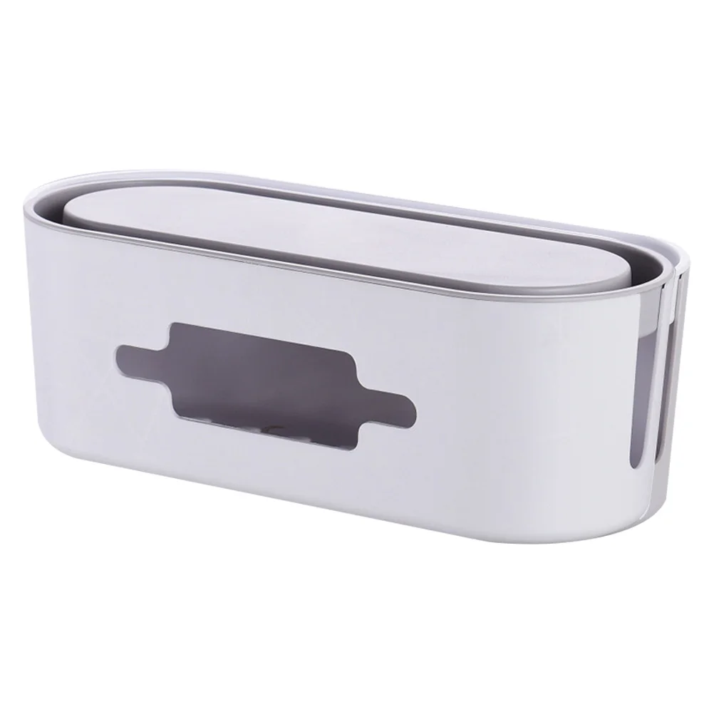 

Wire Storage Box for Cords Heavy Duty Cable Organizer Box with Impact Resistant Material Perfect for Home Office Kitchen