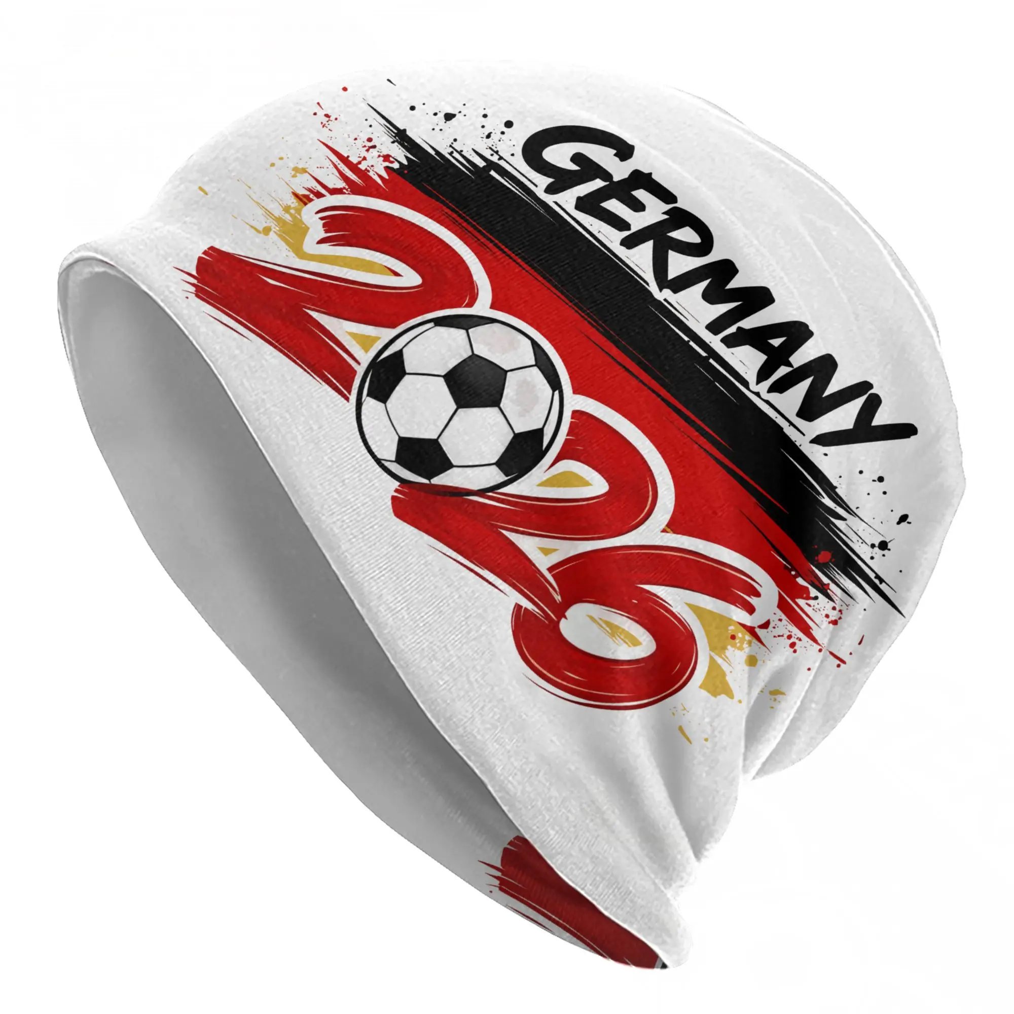 Geamany Skullies Beanies Hat Football Soccer 2026 Cool Unisex Street Caps Warm Multifunction Bonnet Hats