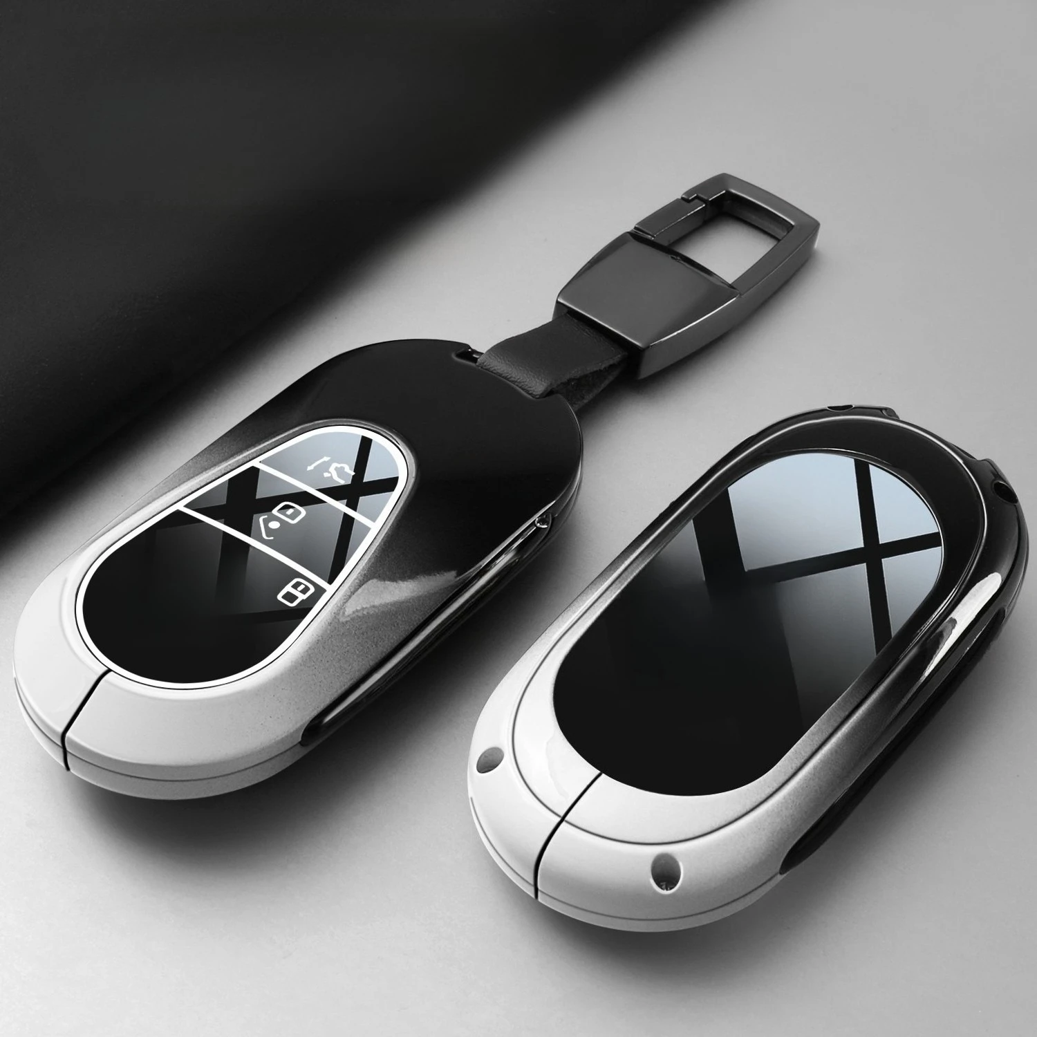 مناسبة ل 2025 الجديدة مرسيدس بنز C260L حافظة حماية المفاتيح الخاصة GLC300L حقيبة E300L سيارة S-Class EQE قذيفة الذكور #2