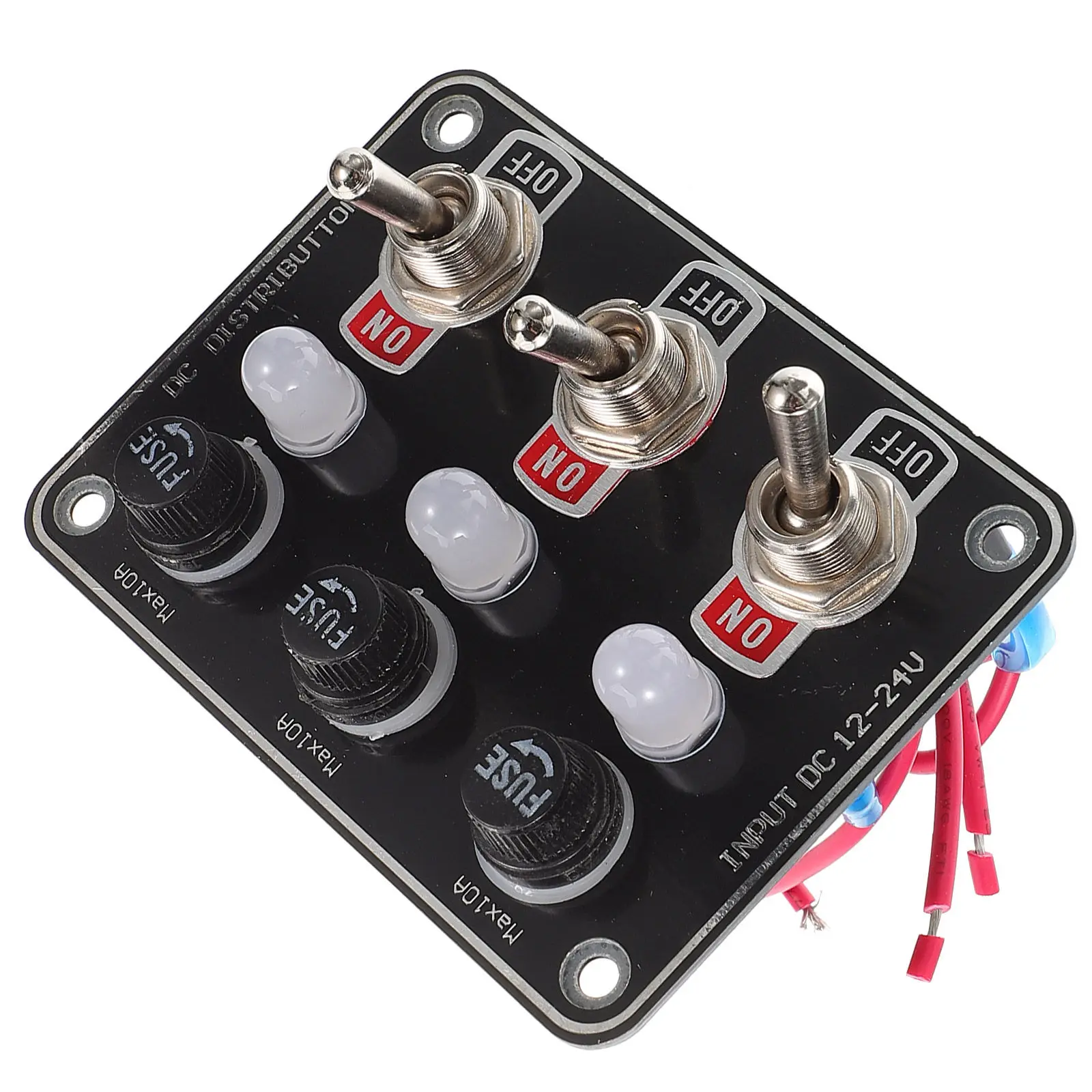 

12 24V LED Illuminated Rocker Switch Panel for Automotive Car Truck Rv Marine Boat Yacht Bus Camper DIY Vehicle Installation