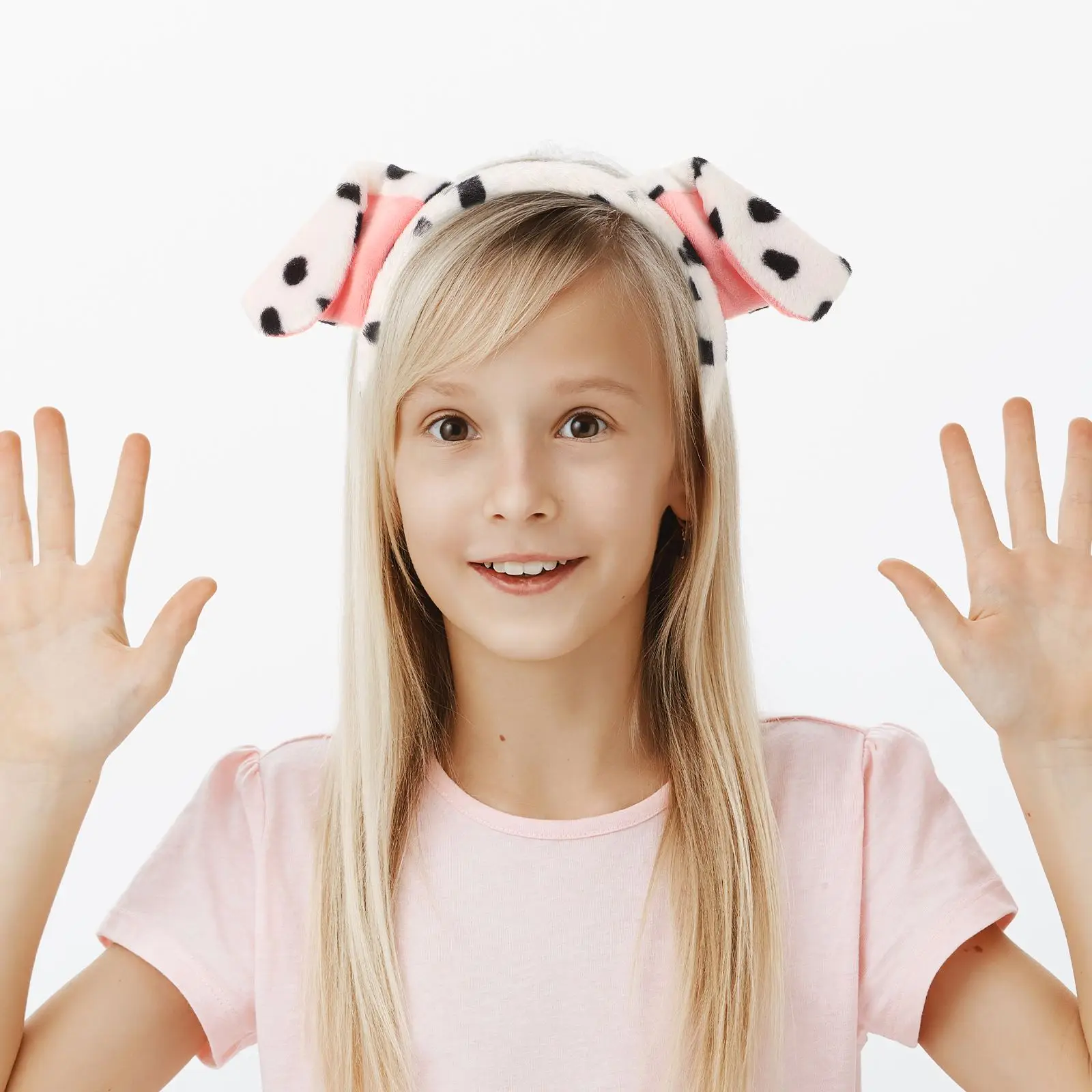 Cartoon Hund Ohren Stirnband Maskerade Weihnachten Stirnbänder Dalmatiner Ohren Hairhoop Halloween Tier Für Party Cosplay Prop NEUE