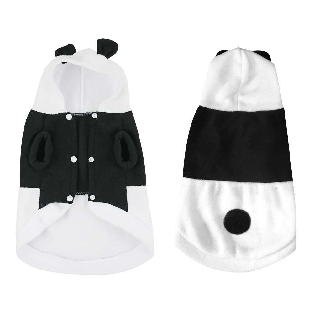 Dogs Birthday Gift Panda Pet Clothes Shaped Transformation Outfit Autumn Winter