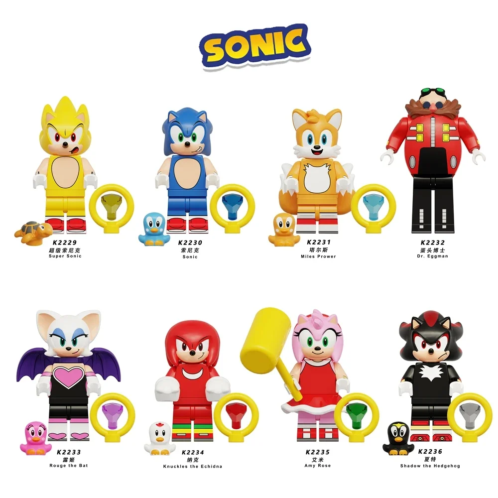 

Горячая новинка 2026: Набор SONIC – развивающий конструктор для детей, фигурки-игрушки для мальчиков и девочек, подарок по мотивам игры «Аниме-ежик»