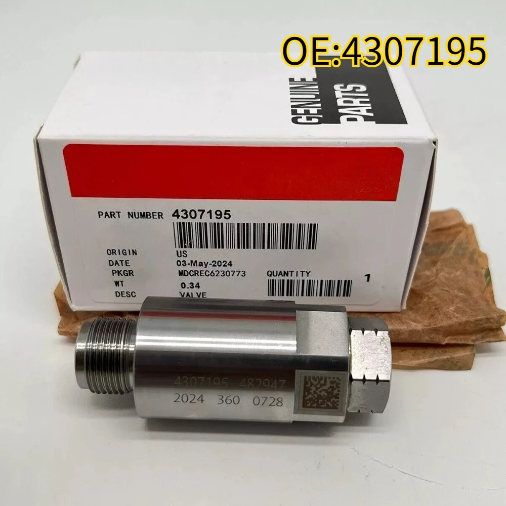 

For 4307195 New Common Pressure Relief Valve Fits for Cummins ISX15 QSX15
