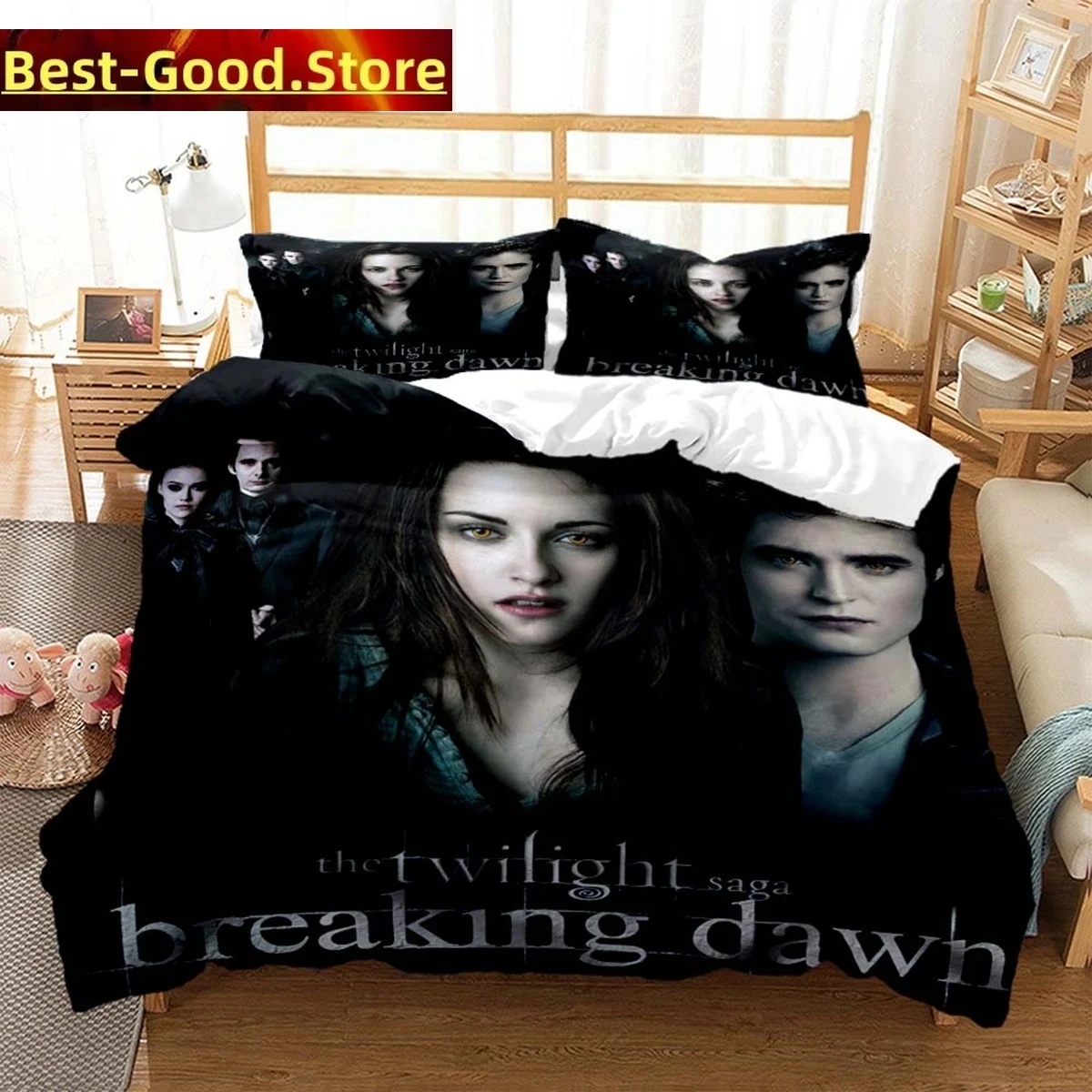 

Die Twilight Saga HD Printed Bedding Queen Bedding Set Soft And Comfortable Customized King Size Bedding Sets