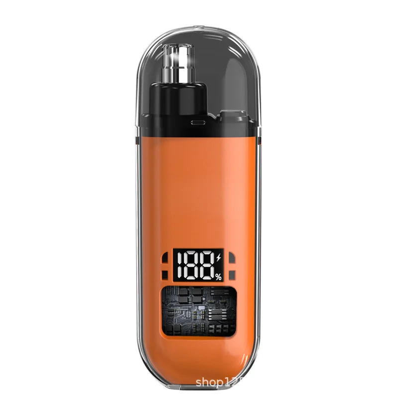 USB-Aufladbarer Nasen- und Ohrenhaarschneider für Männer, Mini Kompakter Tragbarer Elektrischer Nasenhaarschneider, Schnellaufladbar, Waschbarer Trimmer H – Detail 2