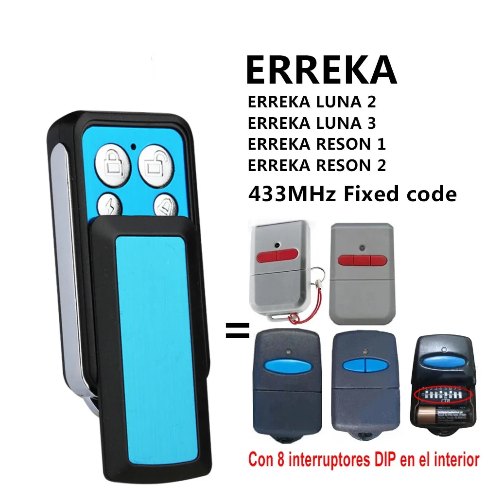 ERREKA Remote Control Door Copier Cloner Suitable for RESON 1/RESON 2 Remote Transmitter 433.92MHz 4 Key