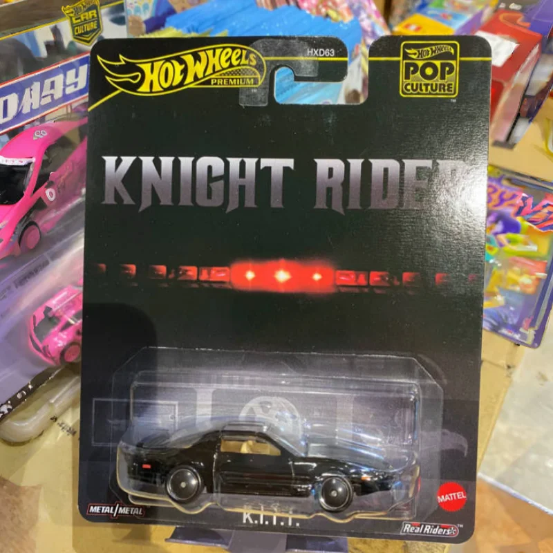 

Hot Wheels Knight Rider K.I.T.T, черный масштаб 1/64, литая под давлением модель автомобиля, игрушка, поп-культура, коллекционные ретро-развлечения