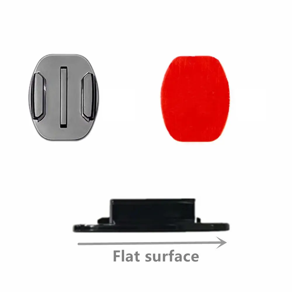 1 Set Adhesive Sticker Pad Flat Curved Mounts For GoPro Hero Xiaomi Yi 4K Camera