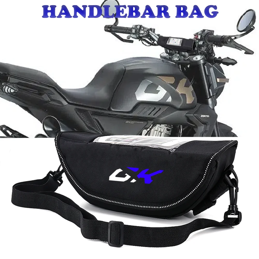 

For Zontes GK 125 / GK 155 / GK 125X Motorcycle Accessories Waterproof Bag Storage Handlebar Bag Travel Tool Bag