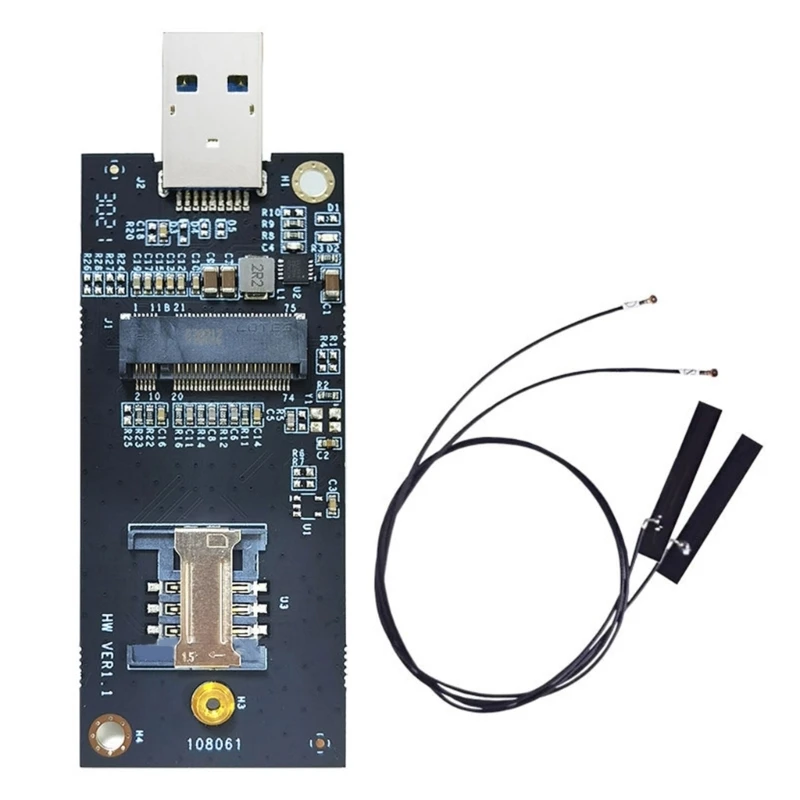 

M2 USB Adapter DW5821E M2-NGFF DW5811e DW5816E EM7455 L860-GL USB3.0 Expansion Card for 3G/ 4G/ 5G LTE Module