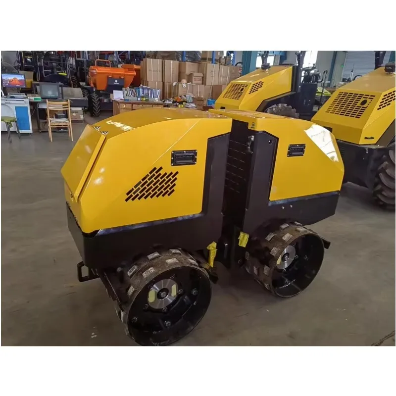 รถบดอัดดินขนาดเล็ก รุ่น SRD016W พร้อมรีโมทคอนโทรล สำหรับขาย