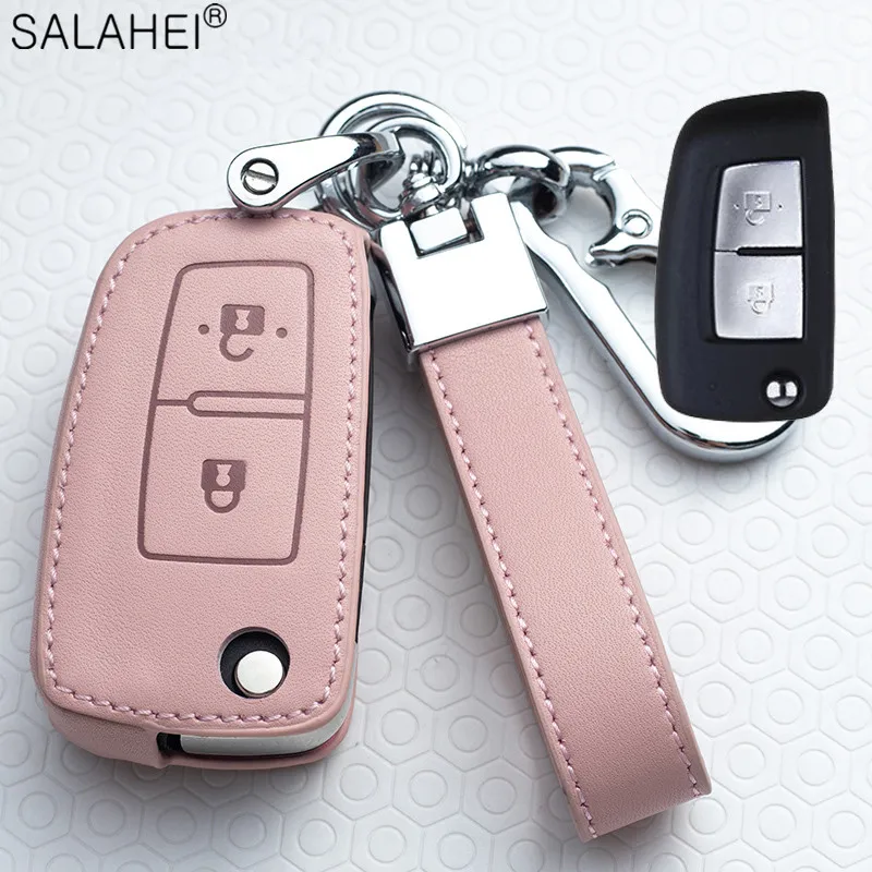 

Leather Car Key Cover Case Shell For Nissan Qashqai J11 X-Trail Juke Micra Murano Tiida Maxima Altima Pulsar Auto Accessories