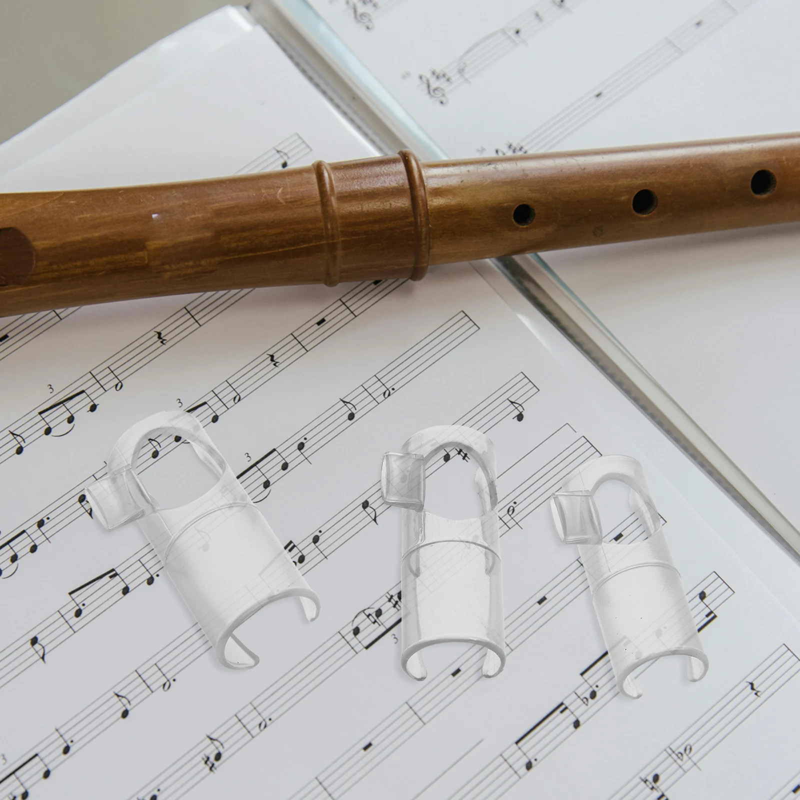 

3 Pcs Flute Blower Beginner Aid Air Mouthpiece Cover Nylon Apparatus Dizi Membrane