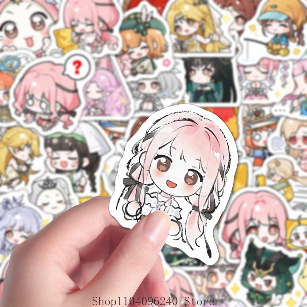 إنفينيتي نيكي تأثيري أنيمي ملصقات الديكور المحمول الهاتف حقيبة دفتر التسمية القرطاسية ملصقا