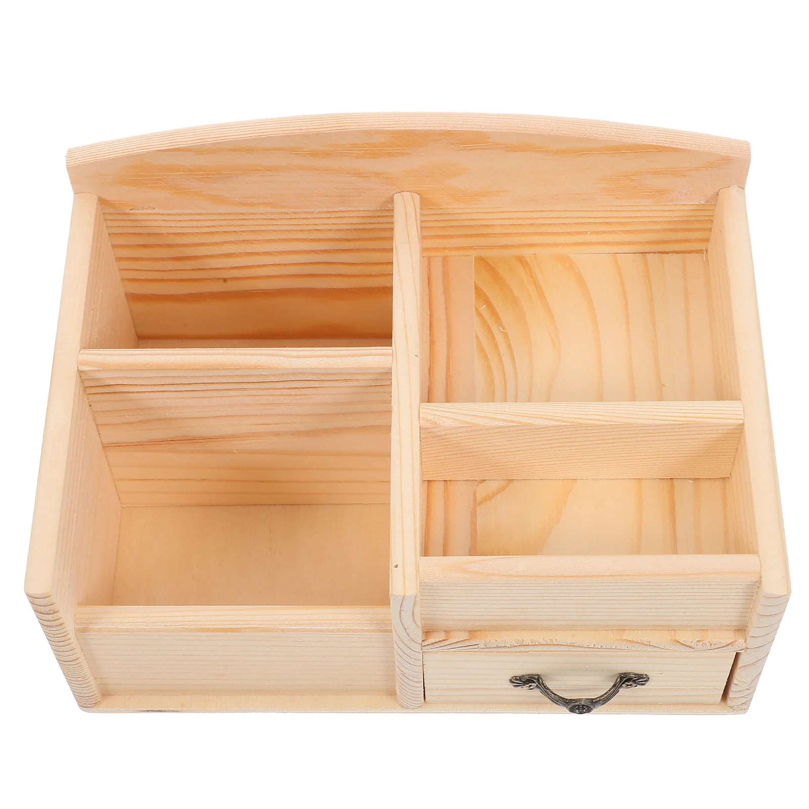 

Wooden Organizer Desktop Drawer Box Strong Storage Pens Headphones Chargers Small Desk Use Drawer Organizer