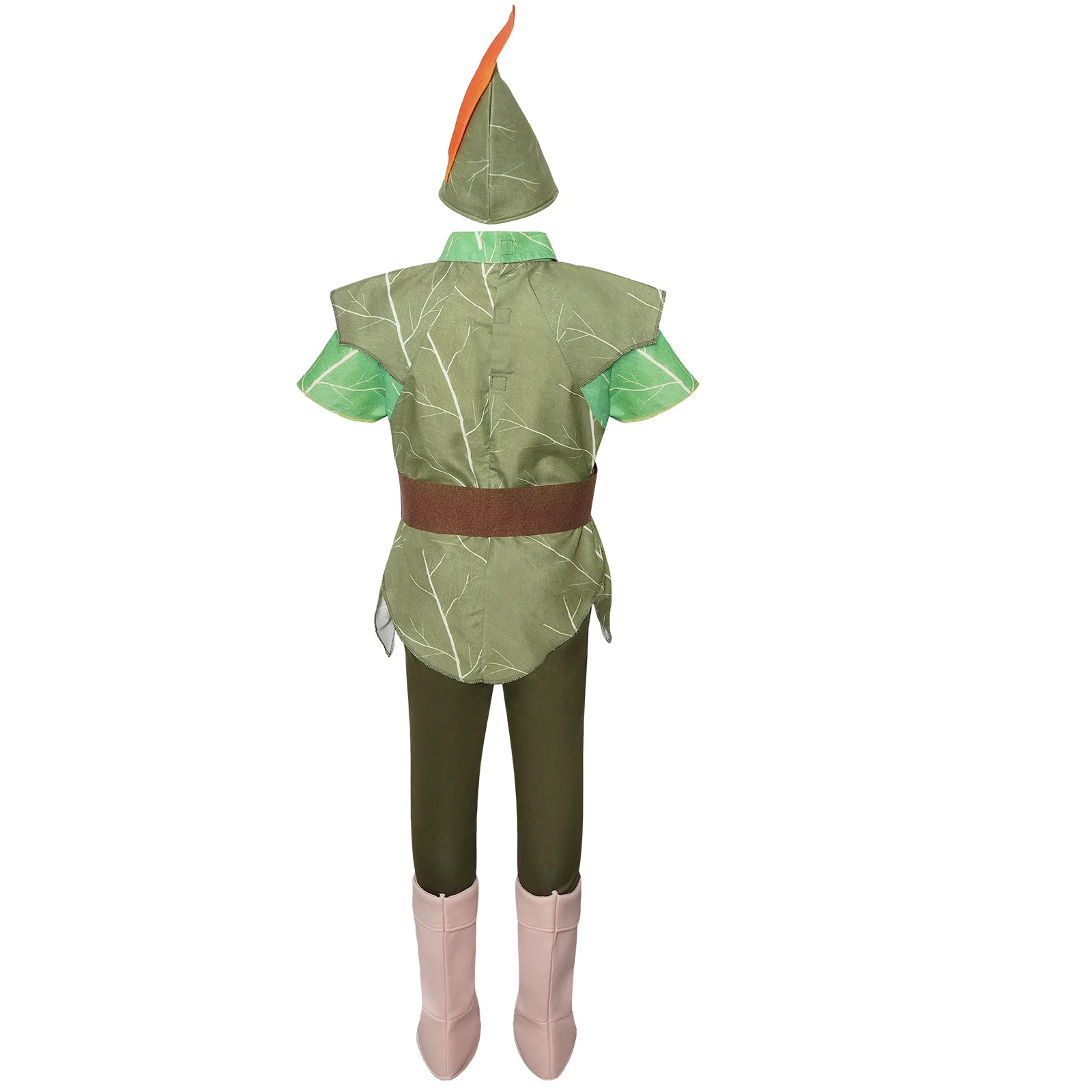 Rish Festival disfraz de elfo verde cos Peter Pan fiesta infantil Cosplay disfraz de baile de anime