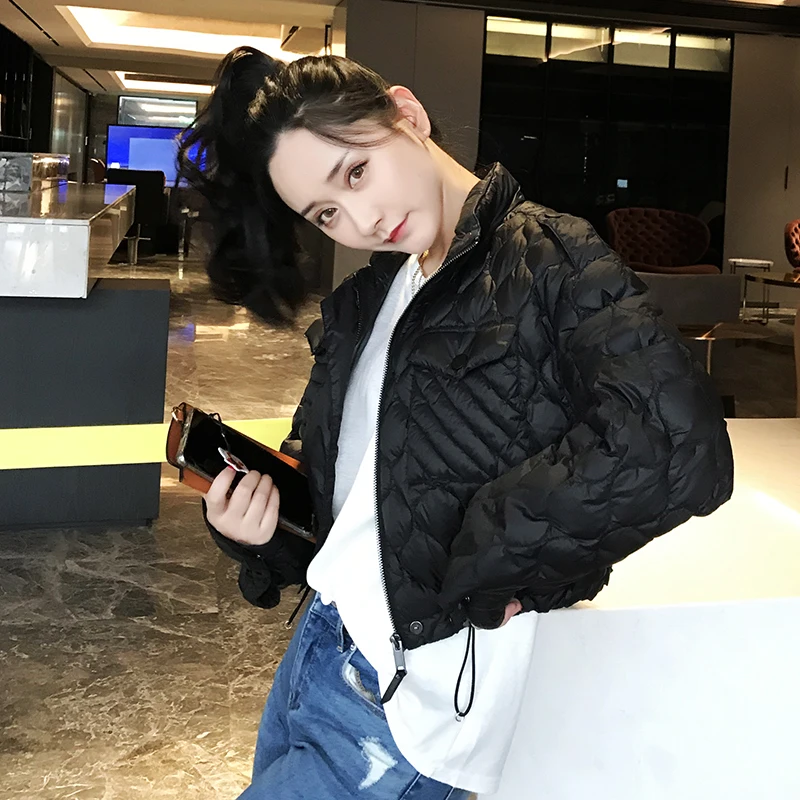 

Premium Crtsmanip ort Women's down Jaet Ultra Soft White Goose Feather Faionable oulder-Drop Design Autumn Winter...