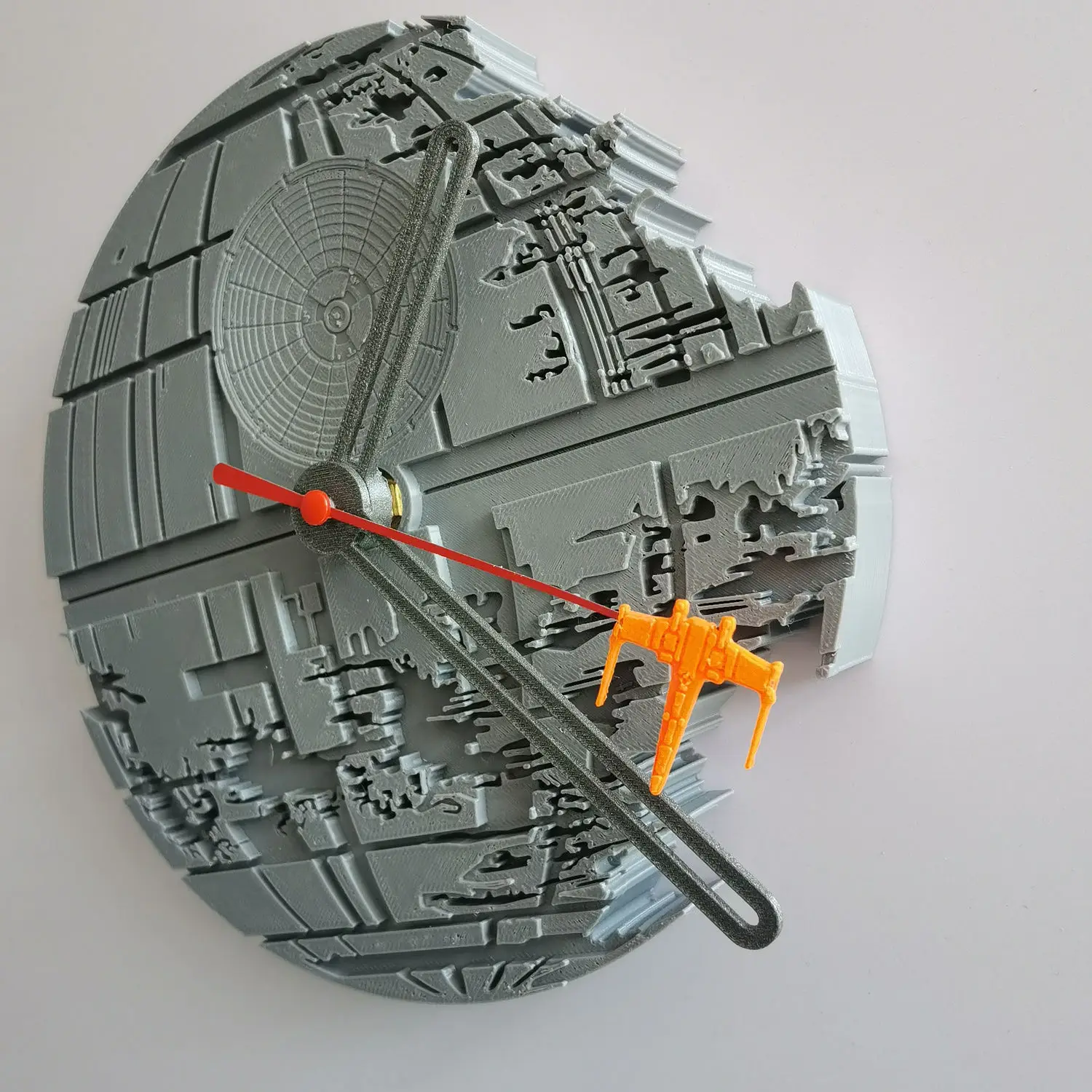 New Star War Wall Clock Creative Star War Death Star Model Hanging Clock 13-20cm Planet model Boys Bedroom Wall Decor