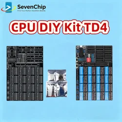 CPU DIY Kit TD4 CPU Make a simple 4-bit CPU By Yourself Open Source Software and Hardware Including PCB and All Components