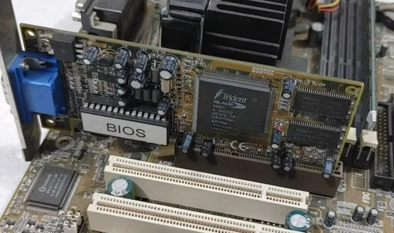 Two 300 CPU Memory Stick Agp Graphics Card, The Whole Set MS-6117 for MSI Slot1 Main Board Pentium