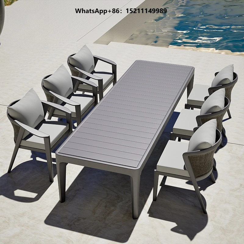 Garden Outdoor Furniture Balcony Table Set jardin Exterior Outdoor Dining Furnitures Balkon Set